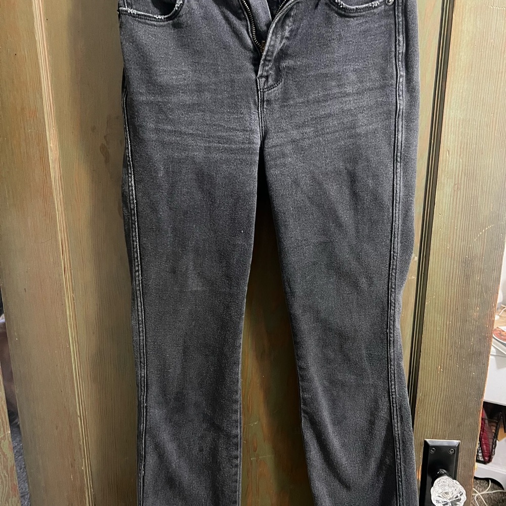 Good American Charcoal Denim Jeans